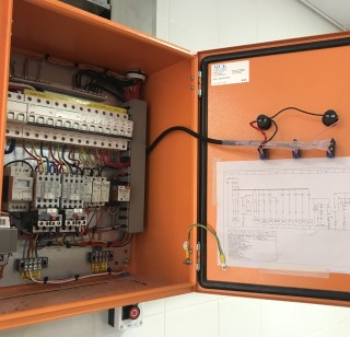 Control panel for ventilation